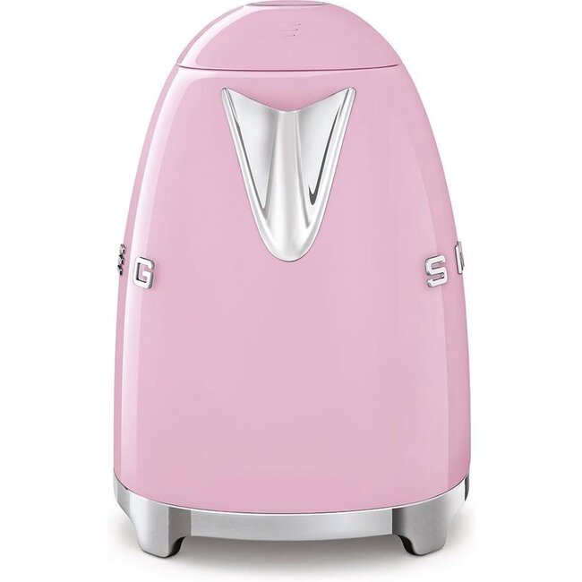 Smeg waterkoker KLF03PKEU roze 1.7 liter –jaren 50 retro design en krachtig vermogen voor stijlvol water koken