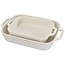 Staub Ovenschalen Ivoorwit - 2 Stuks