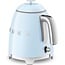 Smeg KLF05PBEU Retro Mini Waterkoker Jaren '50 – 0,8 Liter – 1400W – Pastelblauw
