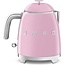 Smeg KLF05PKEU Retro Mini Waterkoker Jaren '50 – 0,8 Liter – 1400W – Pastelroze