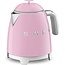 Smeg KLF05PKEU Retro Mini Waterkoker Jaren '50 – 0,8 Liter – 1400W – Pastelroze