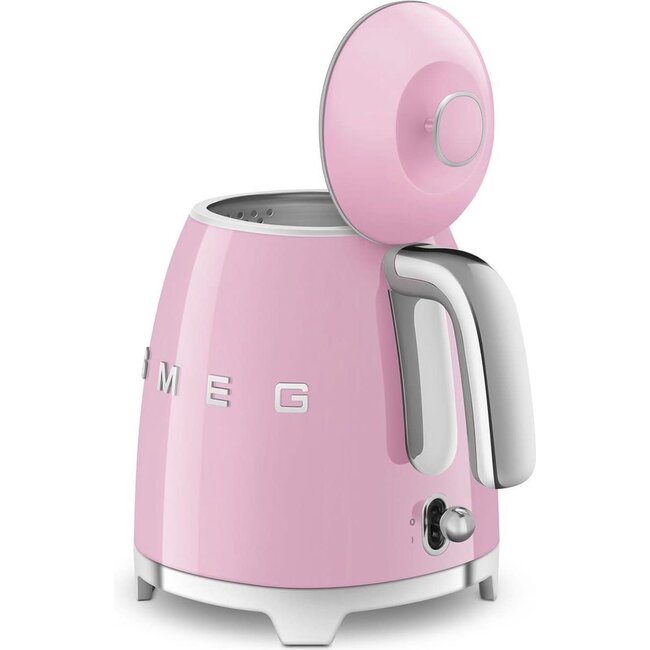Smeg KLF05PKEU Retro Mini Waterkoker Jaren '50 – 0,8 Liter – 1400W – Pastelroze