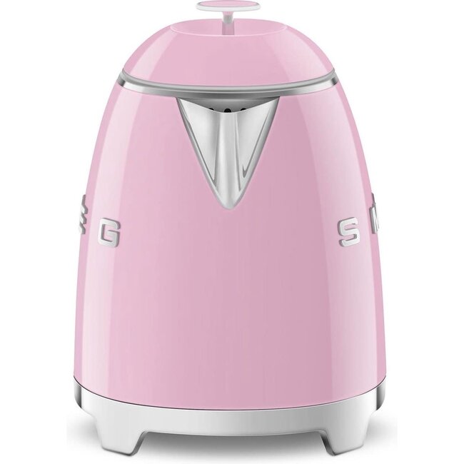 Smeg KLF05PKEU Retro Mini Waterkoker Jaren '50 – 0,8 Liter – 1400W – Pastelroze