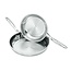 Scanpan Impact RVS Koekenpannenset – 20 cm & 28 cm – Volledig zonder anti-aanbaklaag – Inductie