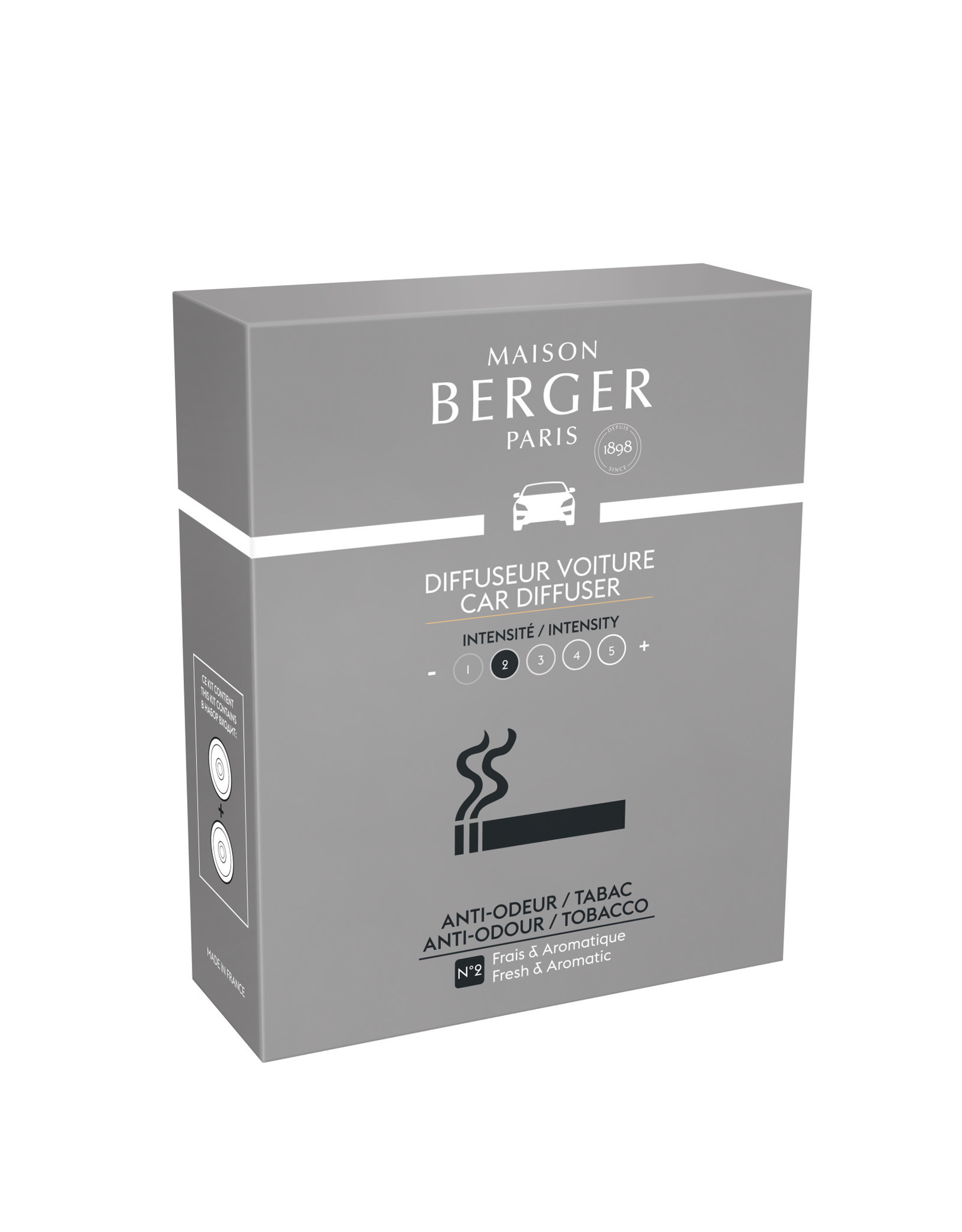 Maison Berger Navulling Autoparfum Anti tabac - 2 stuks