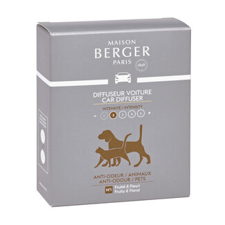 Maison Berger Autoparfum navulling 2 stuks Anti mauvaises odeurs animaux