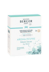 Maison Berger Autoparfum navulling  Aroma Respire - 2 stuks