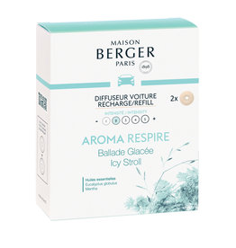 Maison Berger Autoparfum navulling  Aroma Respire - 2 stuks