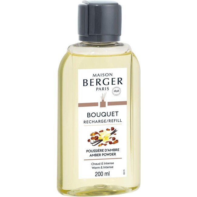 Maison Berger Navulling Geurtstokjes  Poussière d'Ambre / Amber Powder 200ml