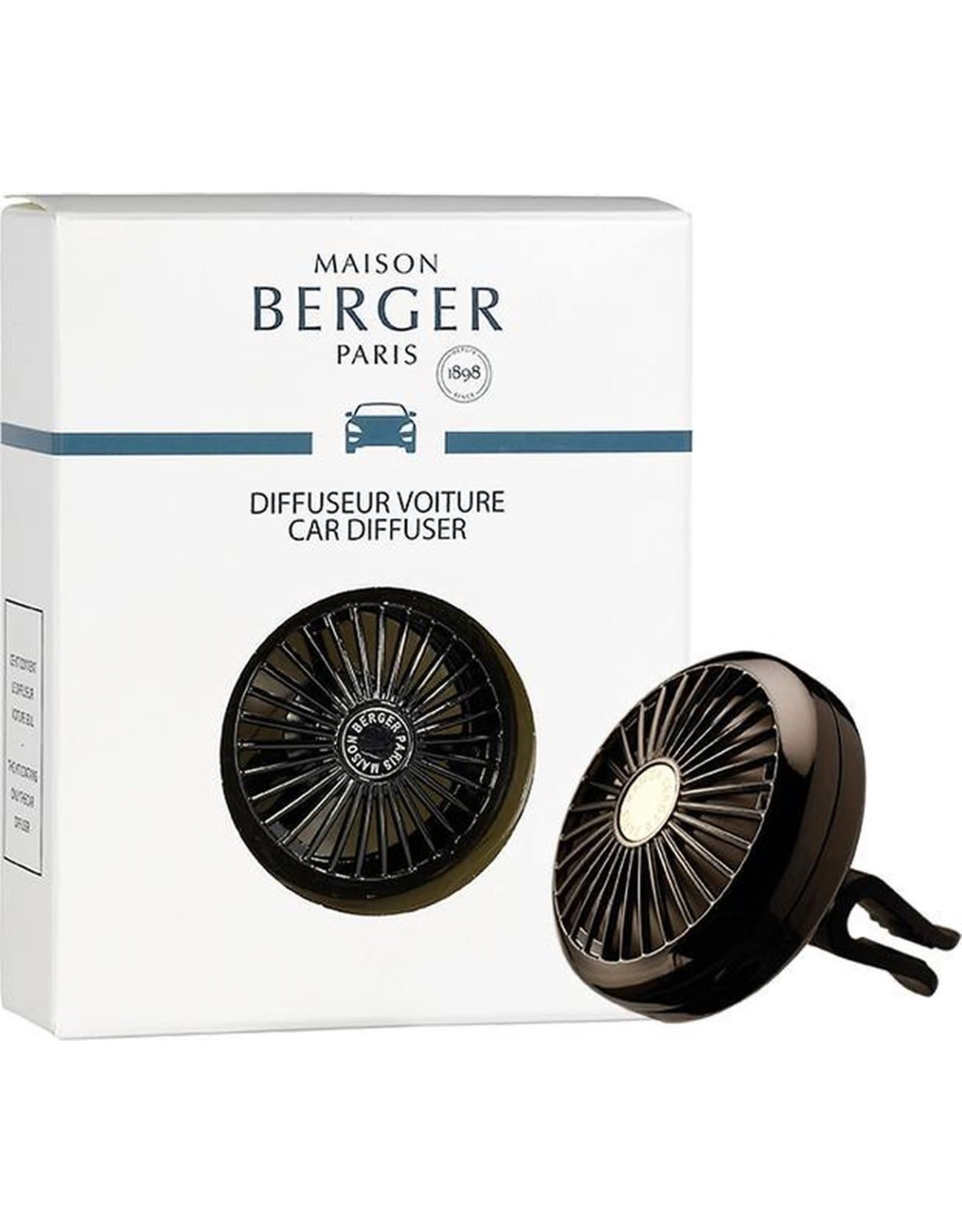 Maison Berger Maison Berger. Losse Diffuser autoparfum Car wheel gun metal