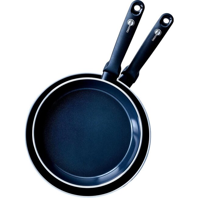 Greenpan Koekenpannen Torino met keramische anti-aanbaklaag 4+28cm