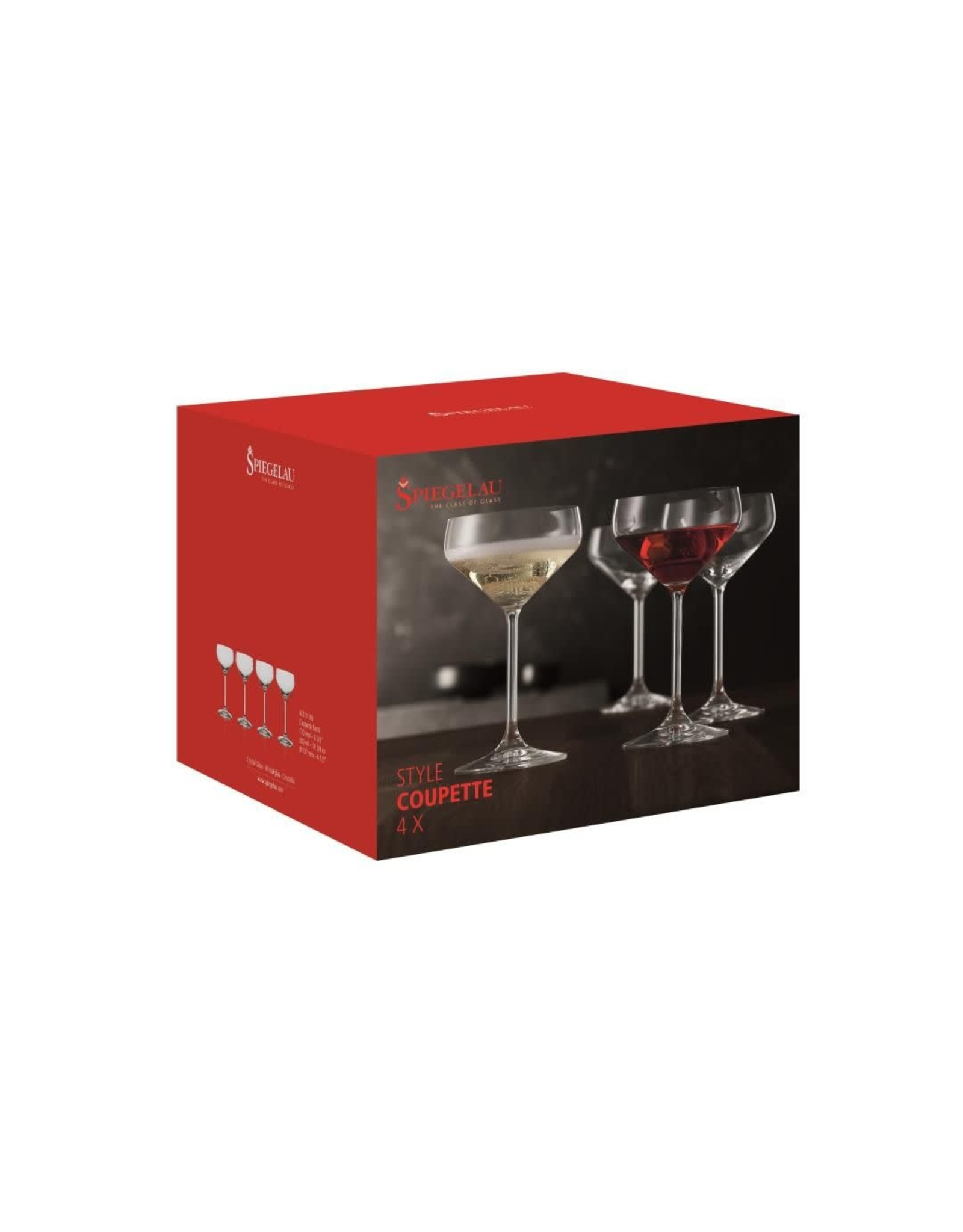 Spiegelau Cocktailglazen Style - 290 ml - 4 stuks