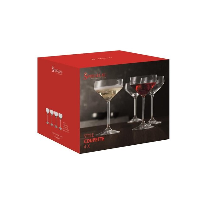 Spiegelau Cocktailglazen Style - 290 ml - 4 stuks