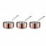 Scanpan Mini Steelpannen set - Maitre d'- Met serveerplank van leisteen 6 cm 80ml