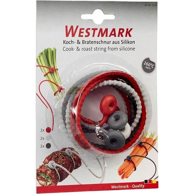 Westmark Kook- en Braadsnoer - Siliconen - 6 stuks
