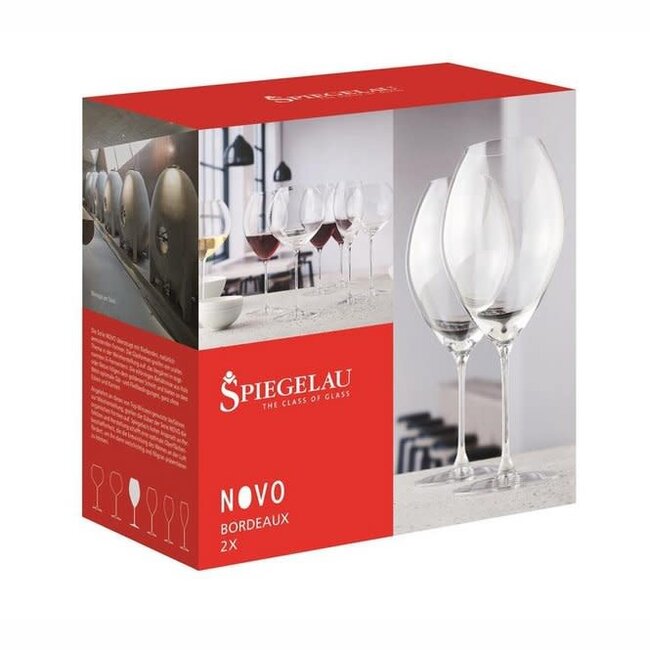 Spiegelau Bordeauxglas Novo 800 ml - 2 stuks