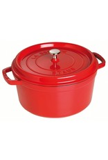 Staub Braadpan Cocotte -  Kersenrood -  6.75 L - 28 cm