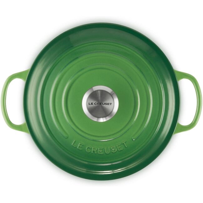 Le Creuset Braadpan Signature Bamboo Groen - Ø 24 cm / 4.2 Liter