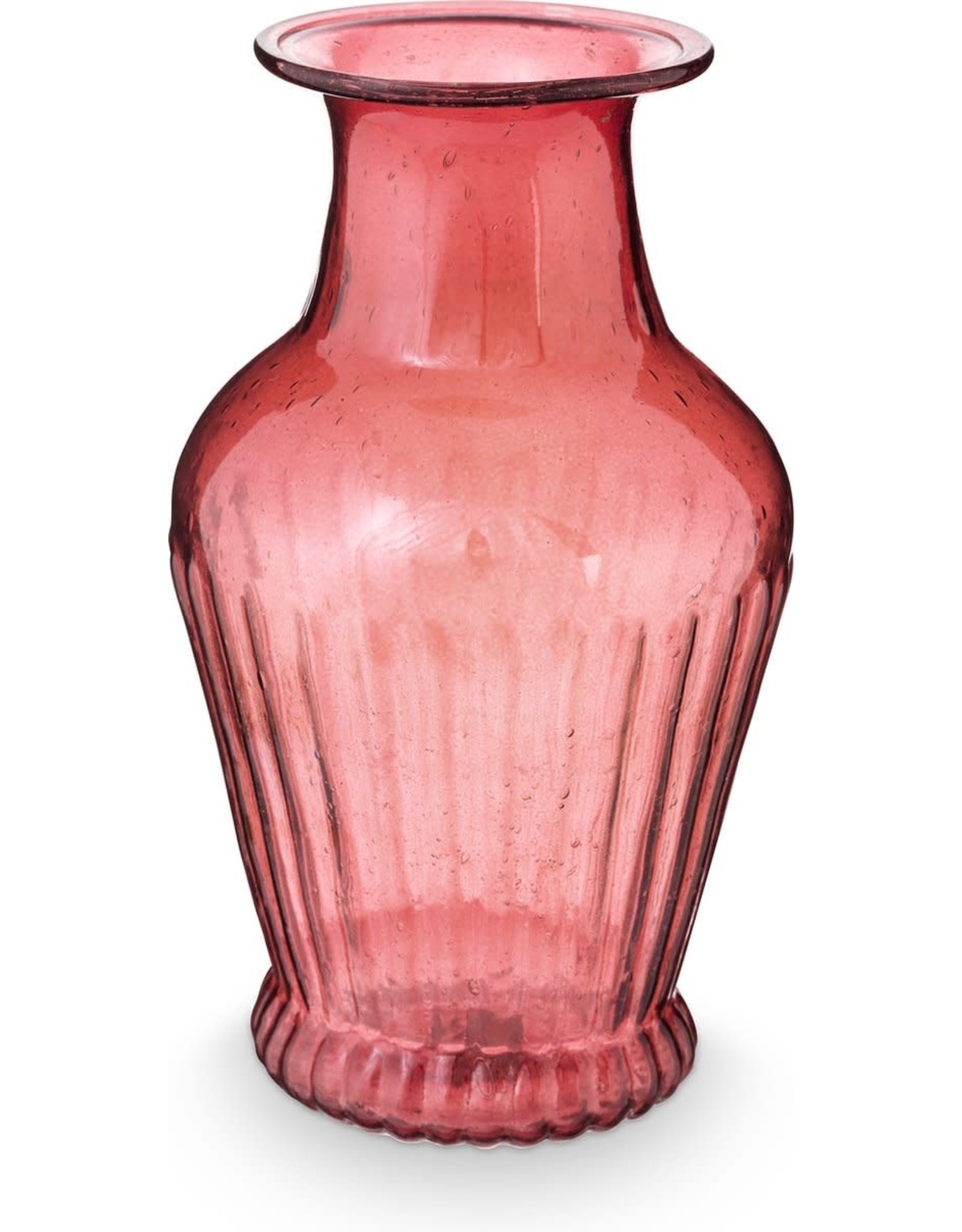 Pip-Studio Mini vazen - Set van 3 - Glas - Roze - ↕ 14cm