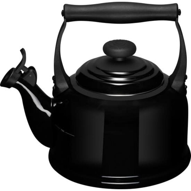 Le Creuset Fluitketel Tradition Ebbenzwart 2.1 liter