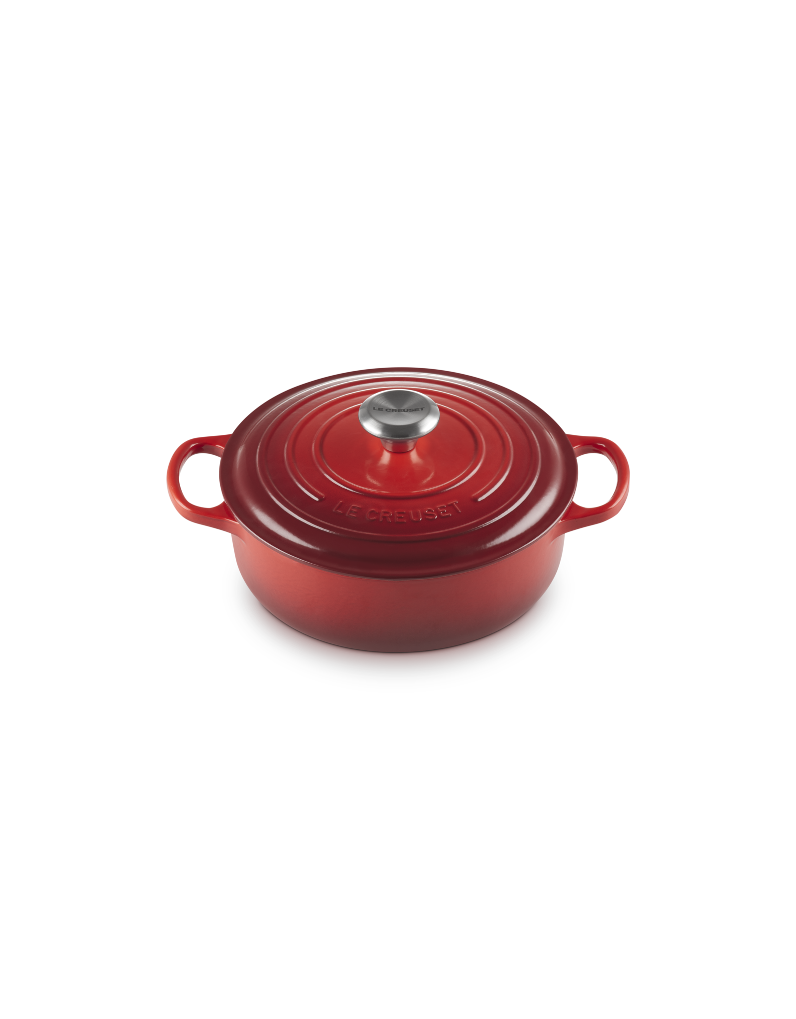 Le Creuset Braadpan Laag Kersenrood  24cm