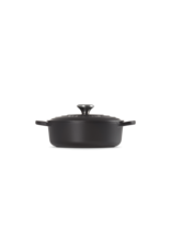 Le Creuset Braadpan Laag Mat Zwart 24cm