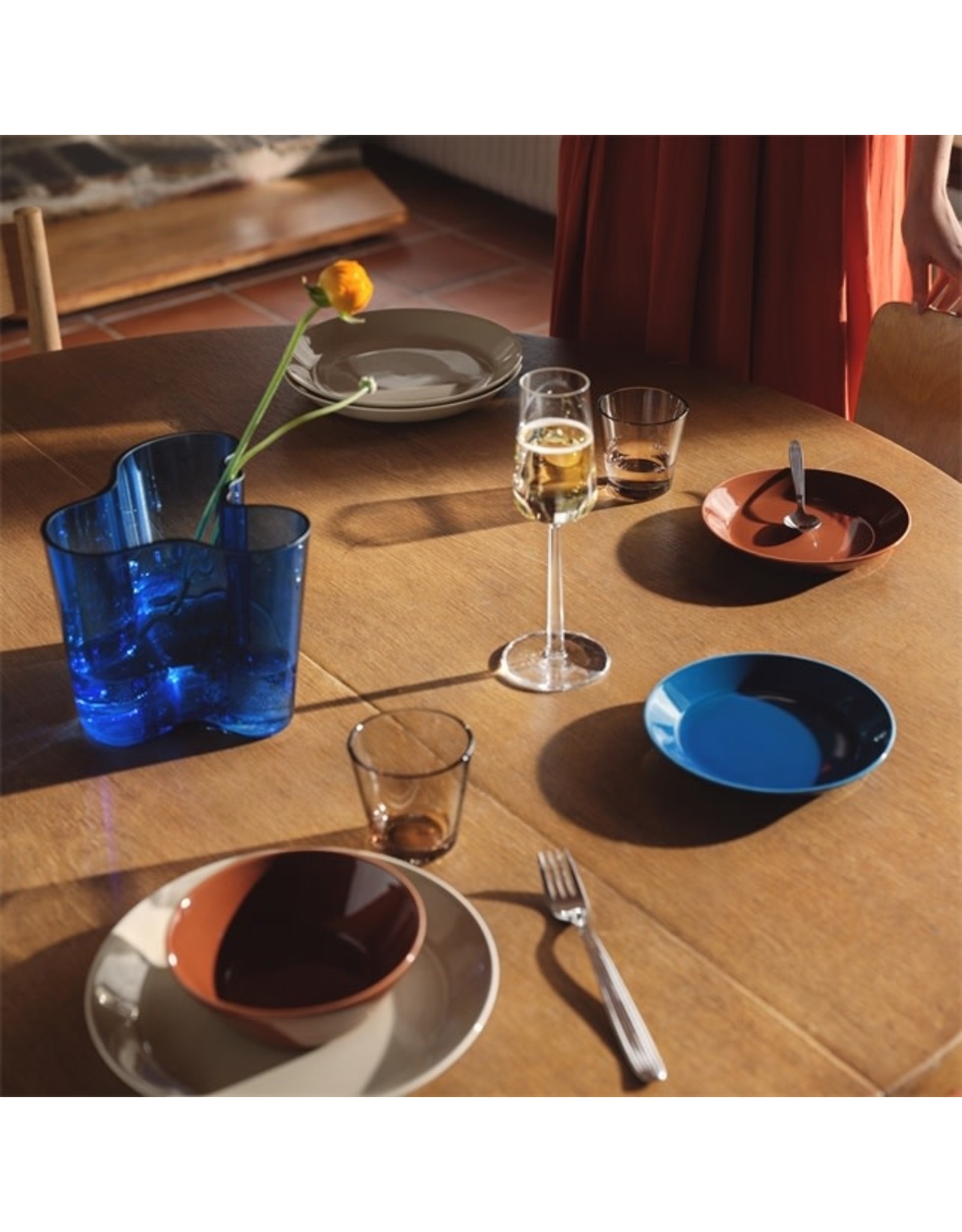 Iittala Vaas Aalto Ultramarijn Blauw - 160mm