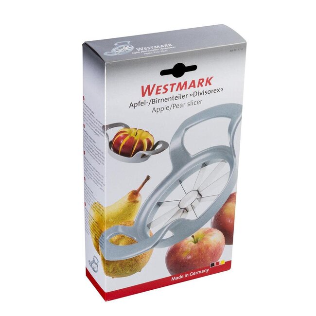Westmark Appelsnijder Divisorex – 10 Partjes – Aluminium & RVS – Zilvergrijs