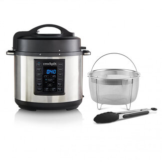 CrockPot Slowcooker Express CSC089X  5.6 Liter + Stoommand en Tang