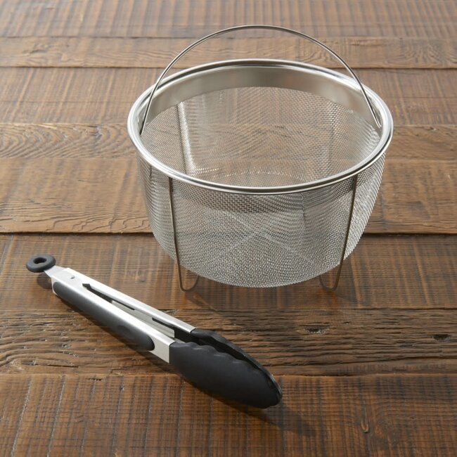 CrockPot Slowcooker & Snelkookpan Express CR089 5.6 Liter + Stoommand en Tang