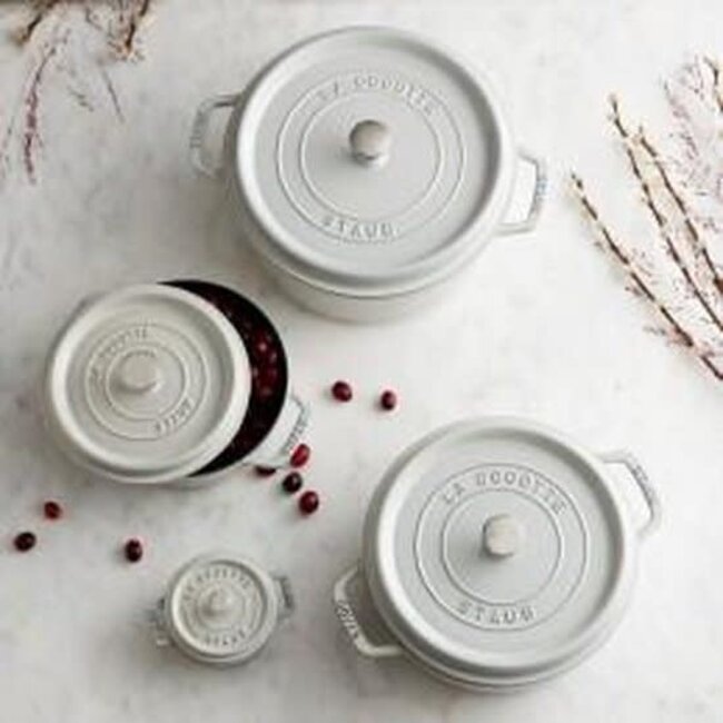 Staub Braadpan - 26cm - 5.2L - White Truffle