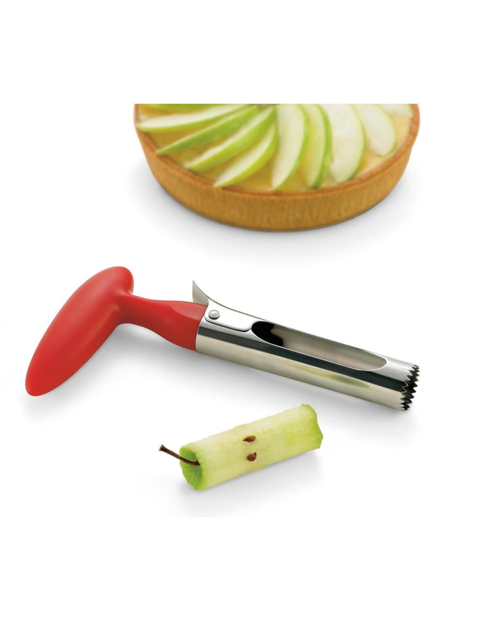 Cuisipro Appelboor Rvs Rood - 18 cm