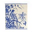 Bunzlau Castle Keukendoek Delfts Blauw Bird Koningsblauw