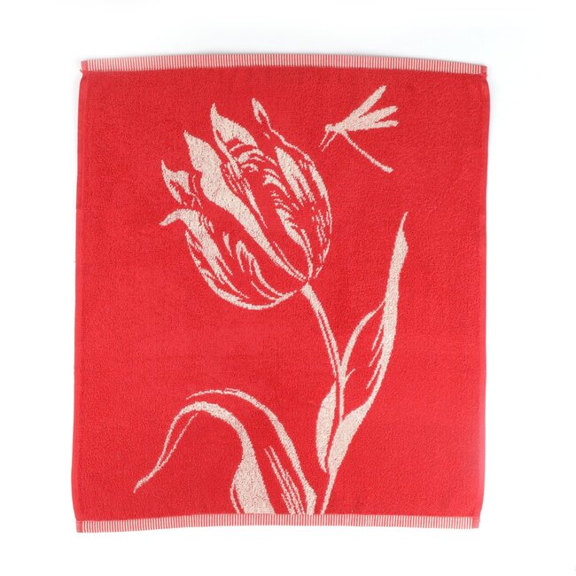 Bunzlau Castle Keukendoek Tulpen Rood