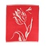 Bunzlau Castle Keukendoek Tulpen Rood
