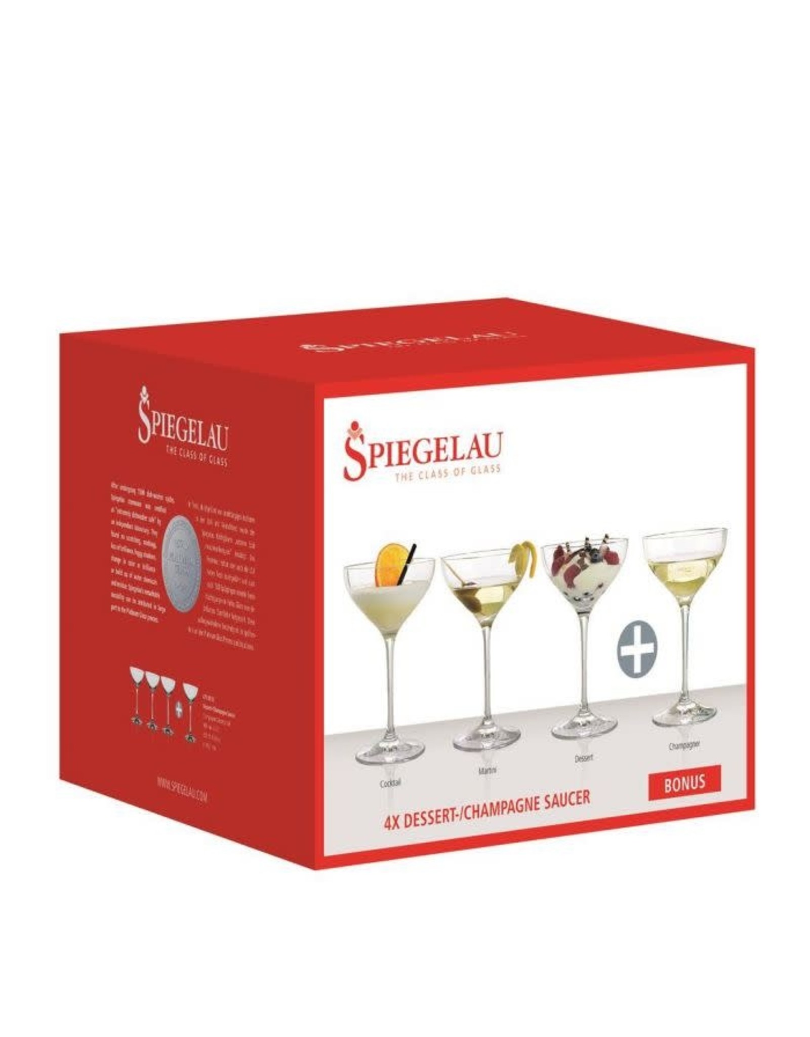 Spiegelau Champagneglas 'Special Glasses', 250 ml - 4 stuks