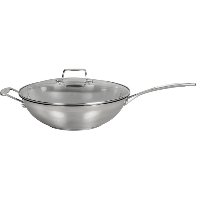 Scanpan Impact Wokpan 32 cm – RVS Wok met Tegenhendel - Geschikt voor Inductie