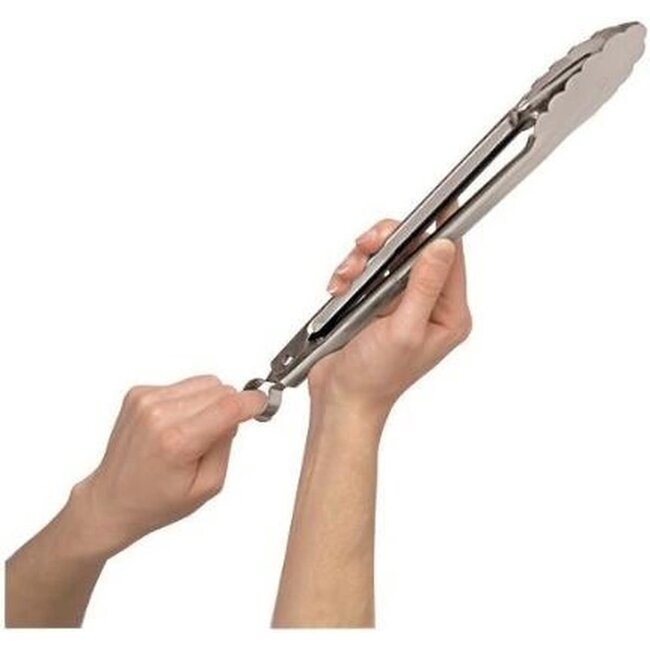 Cuisipro Cuisipro RVS Serveertang XL 40,5 cm – Onverwoestbare Barbecuetang met Treksluiting