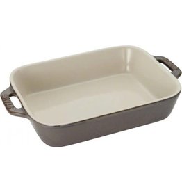 Staub Ovenschaal Ancient Grey 27x20cm