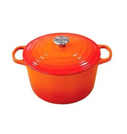 Le Creuset Braadpan Hoog Oranjerood - 24cm 5L