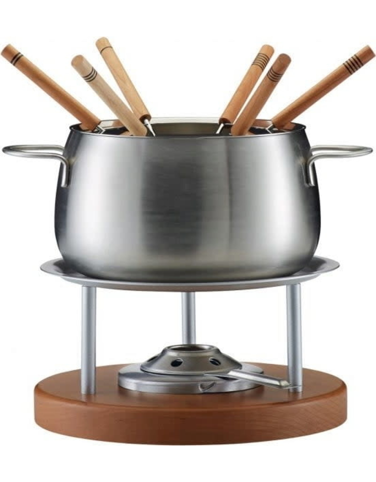 Kuhn Rikon Vleesfondue Set Zilver - 2.0L - 15 cm