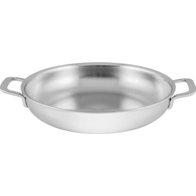 Demeyere Multifunction7 Koekenpan 28cm met 2 Handgrepen - RVS 7-lagenmateriaal - Ook voor Oven en Inductie