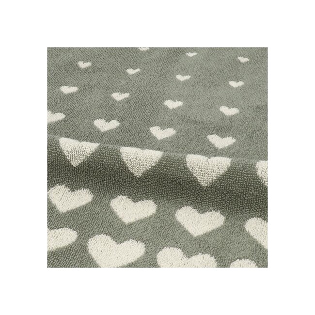 Bunzlau Castle Keukendoek Hartjes Donkergroen