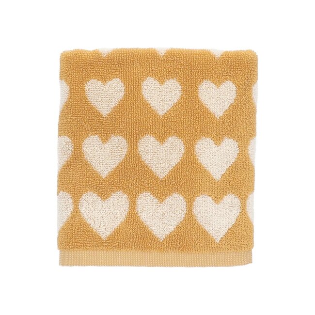 Bunzlau Castle Keukendoek Hartjes Geel