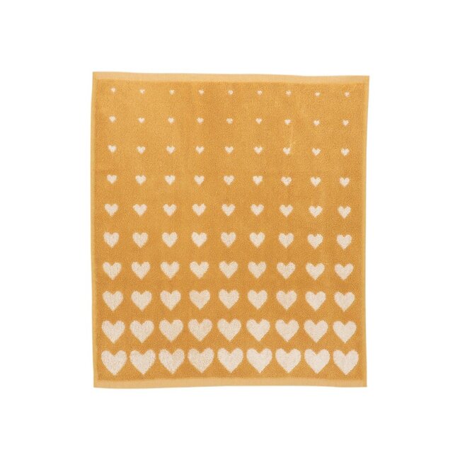 Bunzlau Castle Keukendoek Hartjes Geel