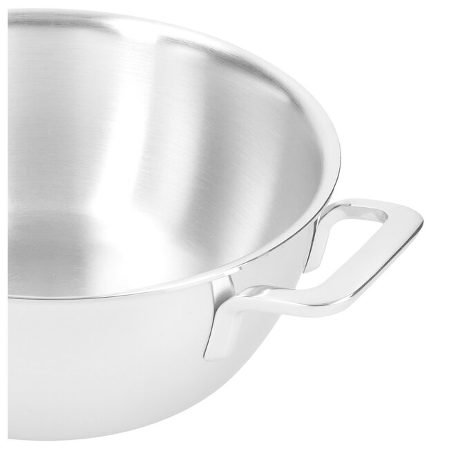 Demeyere Intense 5 Conische Braadpan 24 cm 3.25L ; Sudderpan met Dubbelwandig Deksel