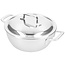 Demeyere Intense 5 Conische Braadpan 24 cm 3.25L ; Sudderpan met Dubbelwandig Deksel