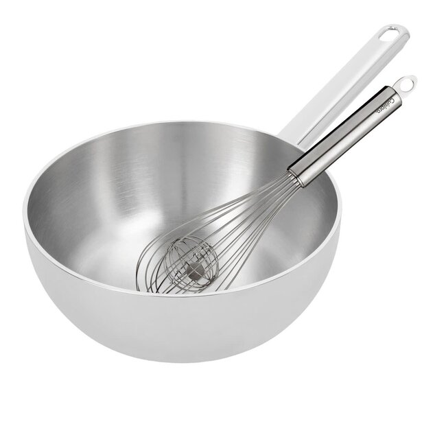 Demeyere Sauteuse Apollo 7 - 20 cm - 2L + Gratis Cuisipro Duoklopper