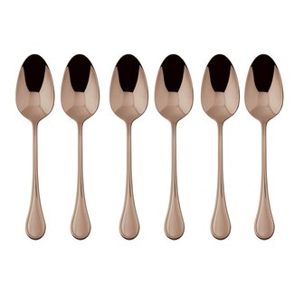 Espresso Lepeltjes Royal Koper 6 Stuks