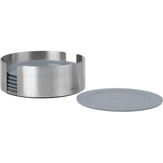 Blomus Glasonderzetters Lareto Sharkskin - 6 Stuks